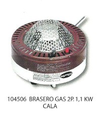 BRASERO GAS 2P 1.1 KW CALA - Ferreteria fariña